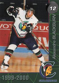 1999-00 Cartes, Timbres et Monnaies Sainte-Foy Shawinigan Cataractes (QMJHL) #5 Alexandre Blackburn Front