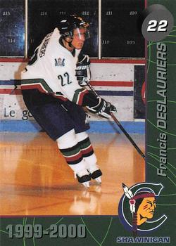 1999-00 Cartes, Timbres et Monnaies Sainte-Foy Shawinigan Cataractes (QMJHL) #8 Francis Deslauriers Front