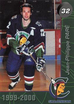 1999-00 Cartes, Timbres et Monnaies Sainte-Foy Shawinigan Cataractes (QMJHL) #10 Jean-Philippe Pare Front