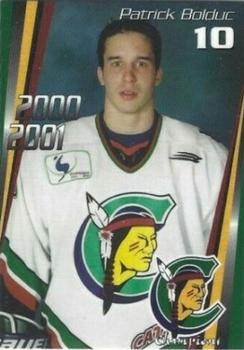 2000-01 Cartes, Timbres et Monnaies Sainte-Foy Shawinigan Cataractes (QMJHL) #6 Patrick Bolduc Front