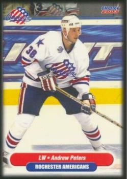2002-03 Choice Rochester Americans (AHL) #18 Andrew Peters Front