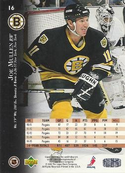 1995-96 Upper Deck - Electric Ice #16 Joe Mullen Back