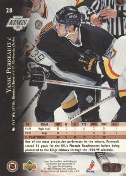 1995-96 Upper Deck - Electric Ice #28 Yanic Perreault Back