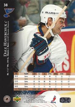 1995-96 Upper Deck - Electric Ice #38 Dale Hawerchuk Back