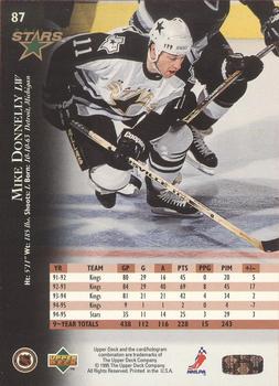 1995-96 Upper Deck - Electric Ice #87 Mike Donnelly Back