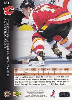 1995-96 Upper Deck - Electric Ice #283 Cory Stillman Back