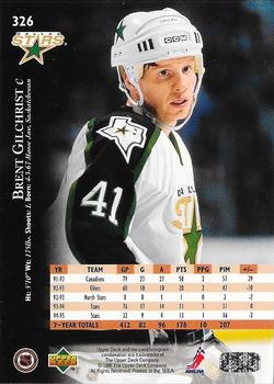 1995-96 Upper Deck - Electric Ice #326 Brent Gilchrist Back