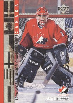 1995-96 Upper Deck - Electric Ice #530 Jose Theodore Front