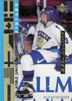 1995-96 Upper Deck - Electric Ice Gold #550 Pasi Petrilainen Front