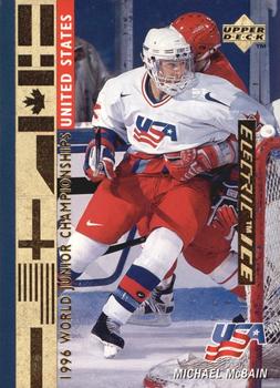 1995-96 Upper Deck - Electric Ice Gold #570 Mike McBain Front