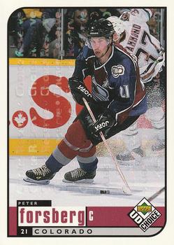 1998-99 UD Choice - Choice Reserve #56 Peter Forsberg Front