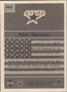 2000-01 Upper Deck Vintage - National Heroes #NH10 Mike Modano Back