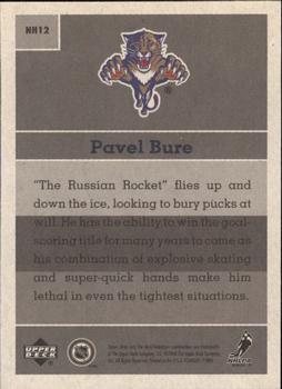 2000-01 Upper Deck Vintage - National Heroes #NH12 Pavel Bure Back