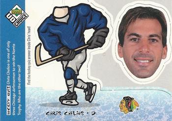 1998-99 UD Choice - Bobbing Head #BH23 Chris Chelios Front