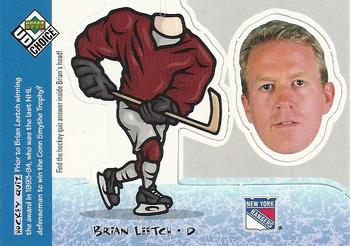 1998-99 UD Choice - Bobbing Head #BH29 Brian Leetch Front