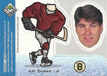 1998-99 UD Choice - Bobbing Head #BH3 Ray Bourque Front