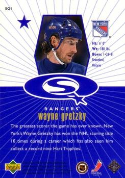 1998-99 UD Choice - StarQuest Blue #SQ1 Wayne Gretzky Back