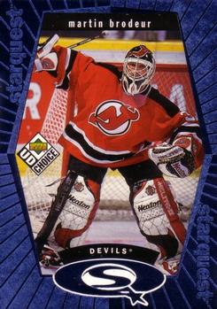 1998-99 UD Choice - StarQuest Blue #SQ23 Martin Brodeur Front