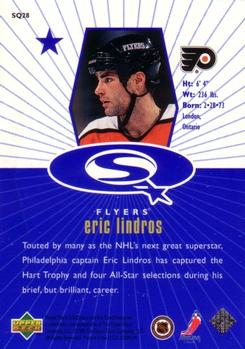1998-99 UD Choice - StarQuest Blue #SQ28 Eric Lindros Back