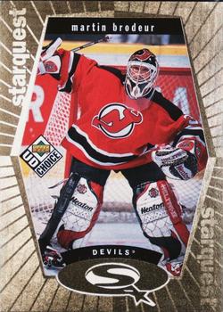 1998-99 UD Choice - StarQuest Gold #SQ23 Martin Brodeur Front