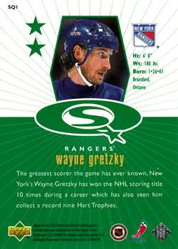 1998-99 UD Choice - StarQuest Green #SQ1 Wayne Gretzky Back