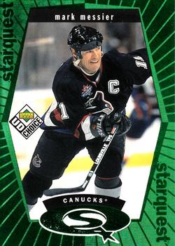 1998-99 UD Choice - StarQuest Green #SQ29 Mark Messier Front