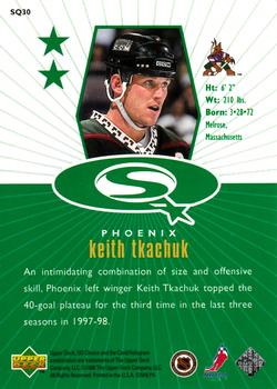 1998-99 UD Choice - StarQuest Green #SQ30 Keith Tkachuk Back