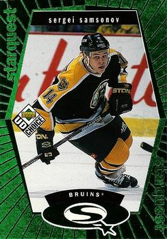 1998-99 UD Choice - StarQuest Green #SQ6 Sergei Samsonov Front