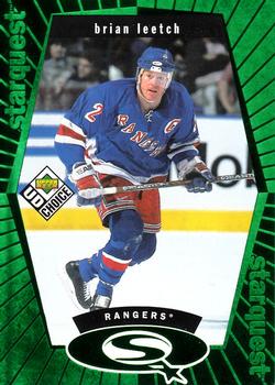 1998-99 UD Choice - StarQuest Green #SQ7 Brian Leetch Front