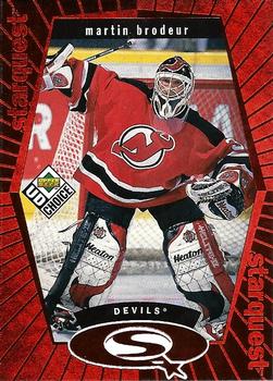 1998-99 UD Choice - StarQuest Red #SQ23 Martin Brodeur Front