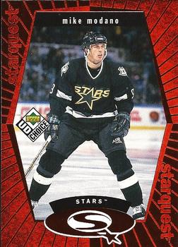 1998-99 UD Choice - StarQuest Red #SQ24 Mike Modano Front