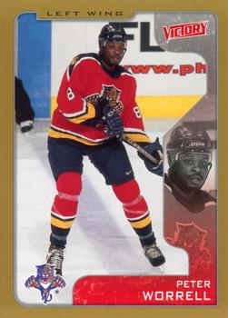 2001-02 Upper Deck Victory - Gold #156 Peter Worrell Front