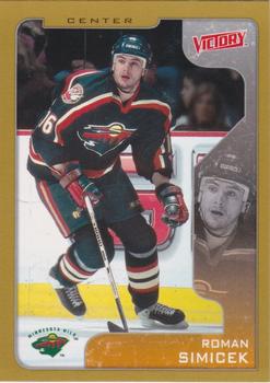 2001-02 Upper Deck Victory - Gold #178 Roman Simicek Front