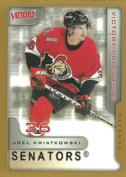 2001-02 Upper Deck Victory - Gold #382 Joel Kwiatkowski Front