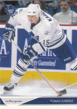 2003-04 In The Game Toronto Star #94 Tomas Kaberle Front