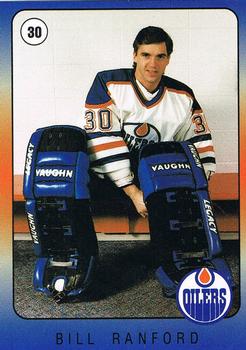1990-91 IGA Edmonton Oilers #NNO Bill Ranford Front