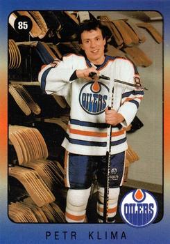 1990-91 IGA Edmonton Oilers #NNO Petr Klima Front