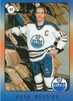 1990-91 IGA Edmonton Oilers #NNO Mark Messier Front