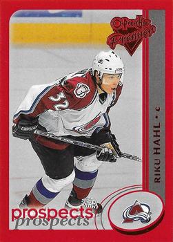 2002-03 O-Pee-Chee - O-Pee-Chee Premier Red Line #285 Riku Hahl Front
