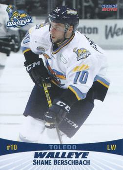 2014-15 Choice Toledo Walleye (ECHL) #2 Shane Berschbach Front