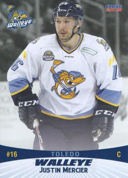 2014-15 Choice Toledo Walleye (ECHL) #11 Justin Mercier Front