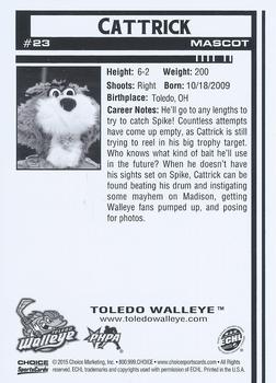 2014-15 Choice Toledo Walleye (ECHL) #23 CatTrick Back