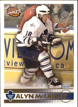 2002-03 Pacific Crown Royale - 2002-03 Pacific Complete #31 Alyn McCauley Front