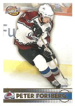 2002-03 Pacific Crown Royale - 2002-03 Pacific Complete #39 Peter Forsberg Front