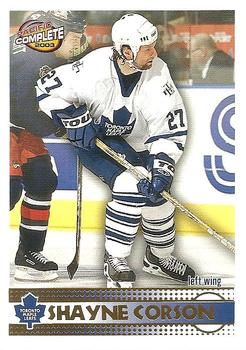 2002-03 Pacific Crown Royale - 2002-03 Pacific Complete #64 Shayne Corson Front