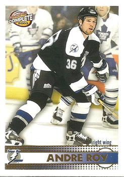2002-03 Pacific Crown Royale - 2002-03 Pacific Complete #74 Andre Roy Front