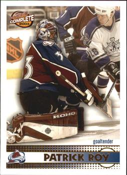 2002-03 Pacific Crown Royale - 2002-03 Pacific Complete #165 Patrick Roy Front
