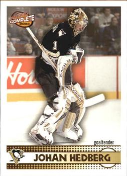 2002-03 Pacific Crown Royale - 2002-03 Pacific Complete #188 Johan Hedberg Front