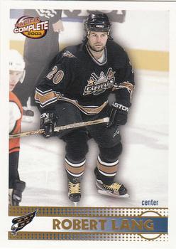 2002-03 Pacific Crown Royale - 2002-03 Pacific Complete #306 Robert Lang Front