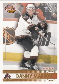 2002-03 Pacific Crown Royale - 2002-03 Pacific Complete #343 Daniil Markov Front